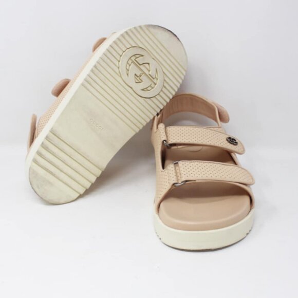*ON SALE* Gucci #51145 Double G Slingback Sandals Size 38 - Picture 4 of 9